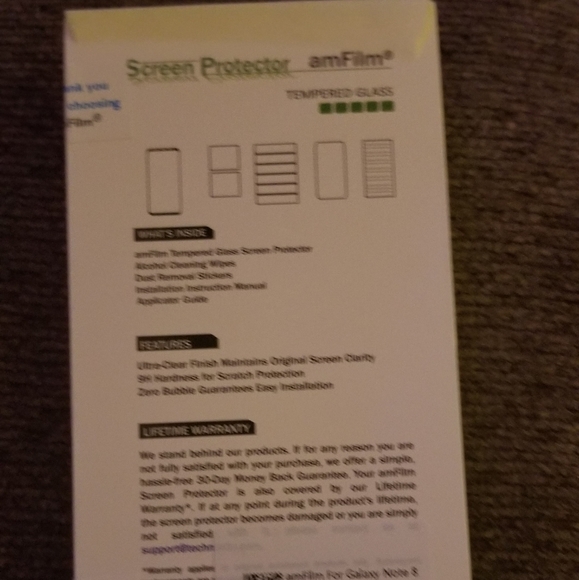 Nwt  screen protector for galaxy note 8 - Picture 2 of 2